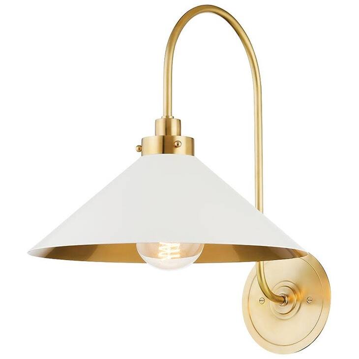 Hudson Valley Lighting MDS1401 Clivedon 12" Wide Pendant - Aged Brass / Distressed Bronze