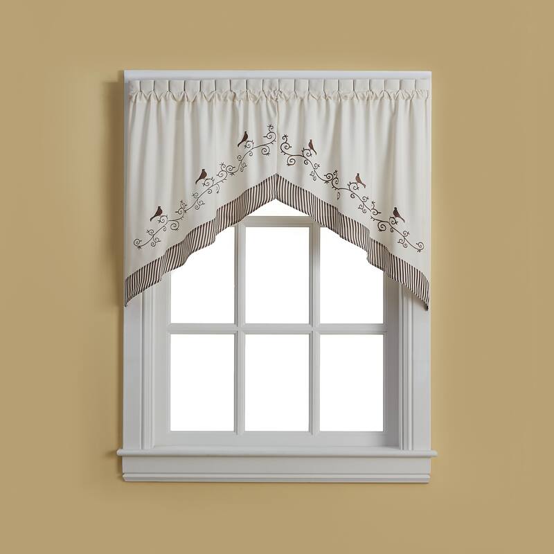 CHF Birds Valance, Swag & Tier Pair Curtain Collection