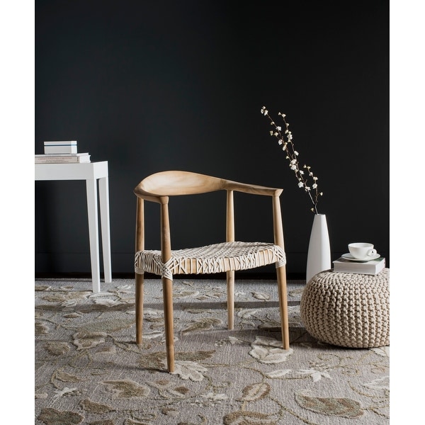 Safavieh Bandelier Light Oak Arm Chair. Opens flyout.