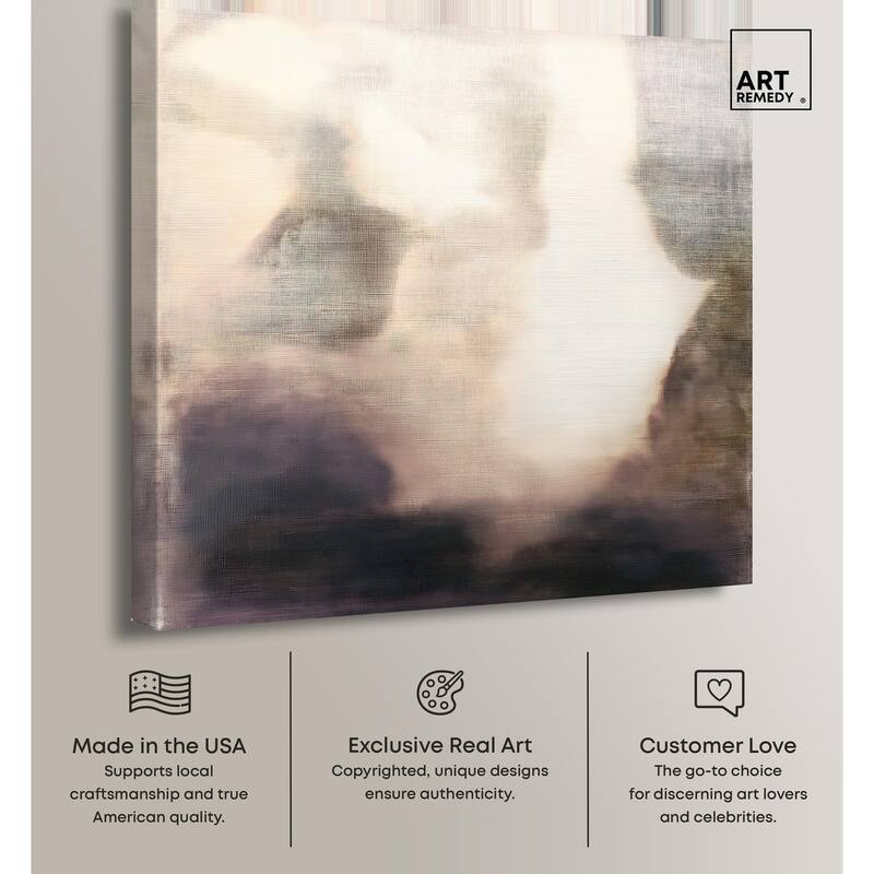 Pale Taupe I Canvas by Art Remedy, Gallery Wrapped