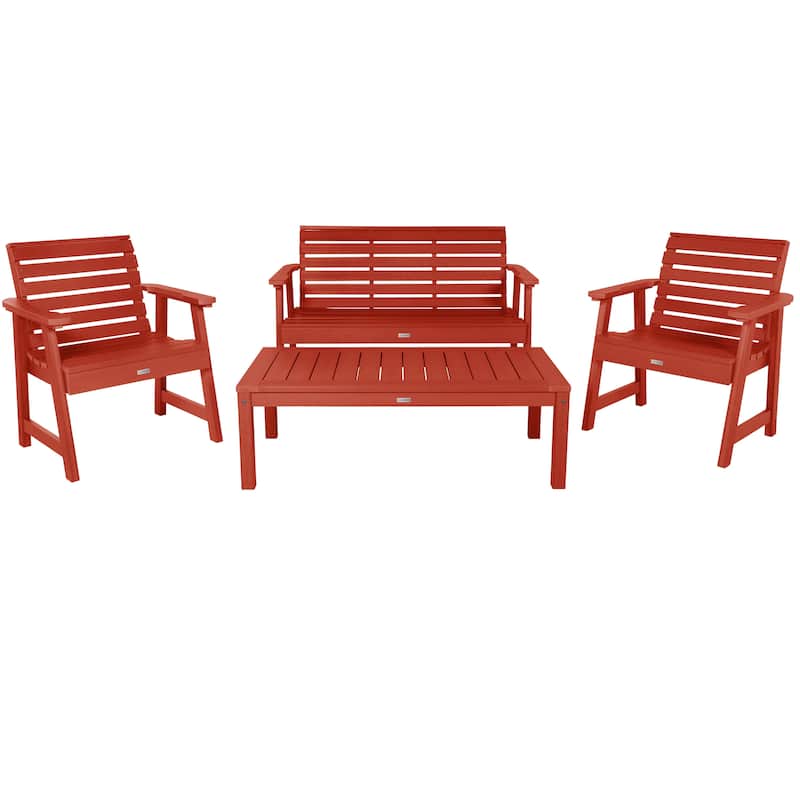 HIGHWOOD Weatherly Conversation Set - Rustic Red