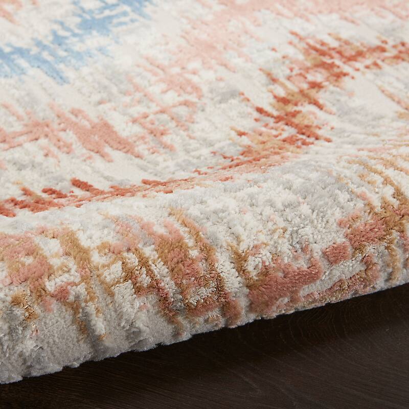 Nourison Elation Chevron Abstract Modern Area Rug