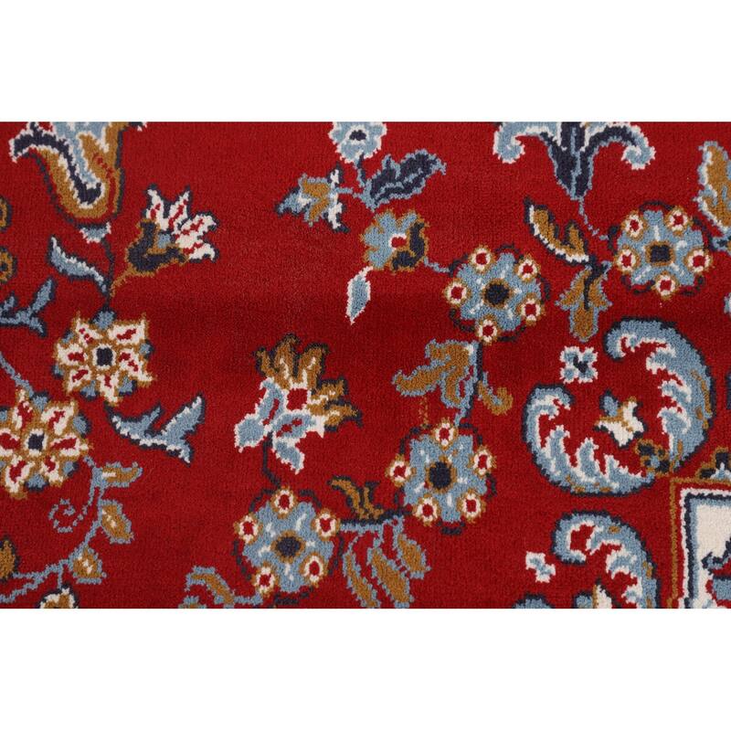 Medallion Red Tabriz Turkish Area Rug Living Room Machine Made Carpet - 9'8" x 12'11"