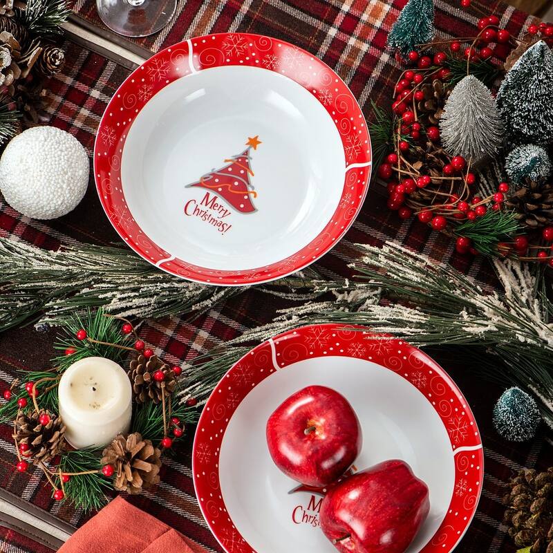VEWEET Christmas Series 2-Piece Bowl Set