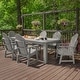 preview thumbnail 8 of 31, HIGHWOOD Hamilton Adirondack 7-Piece Outdoor Dining Height Set