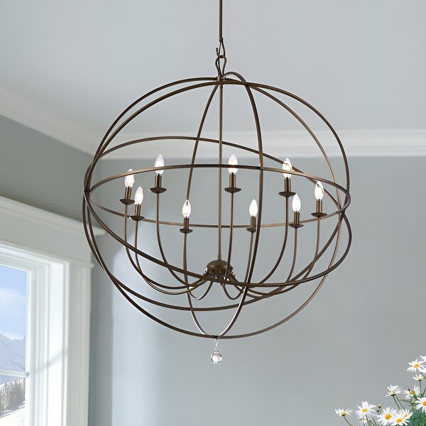 Oversized globe chandelier on sale
