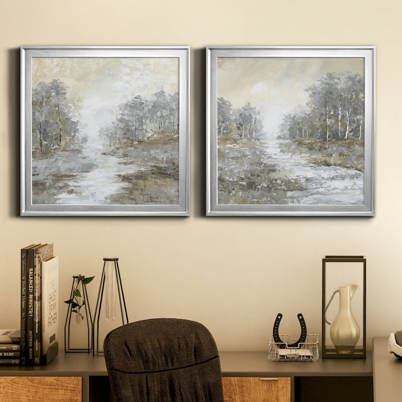 Babbling Brook I-Premium Framed Canvas - Ready to Hang - Multi-Color