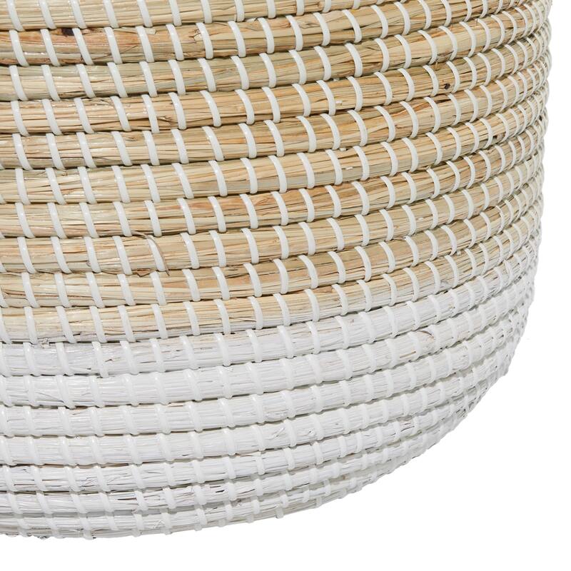 Seagrass Contemporary Storage Basket (Set of 2)