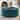 Corvus Chesterfield Round Tufted Velvet Ottoman with Casters