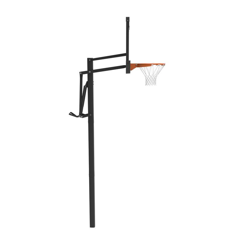 Lifetime Adjustable In-Ground Basketball Hoop, 54-Inch Tempered Glass