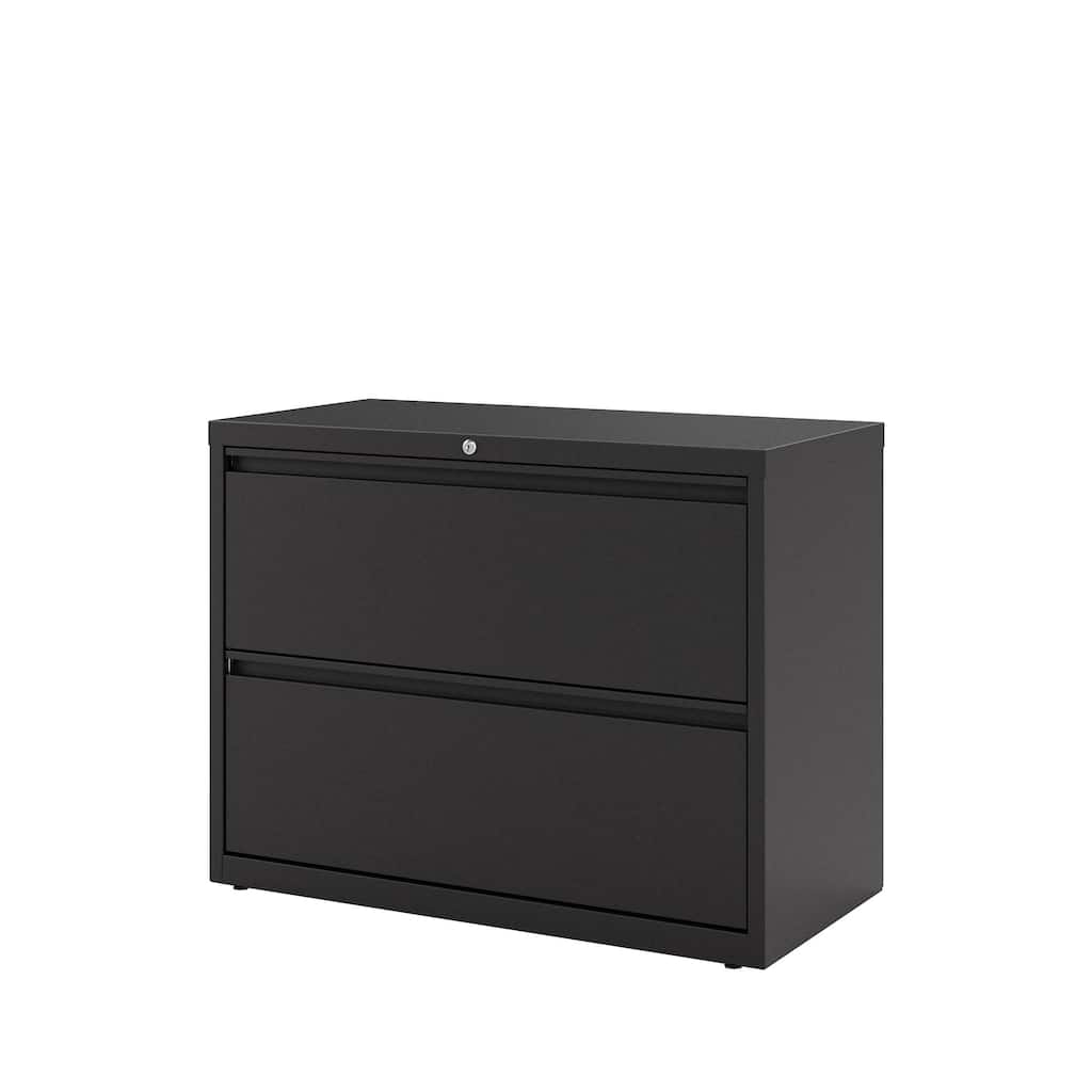 Hirsh 36"W 2 Drawer Metal Lateral File Cabinet for Home/Office with Premium Matte Texture Finish