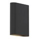 preview thumbnail 1 of 8, Access Lighting Lux Bi-Directional 8" Wall Sconce - Black Finish- 120-277V