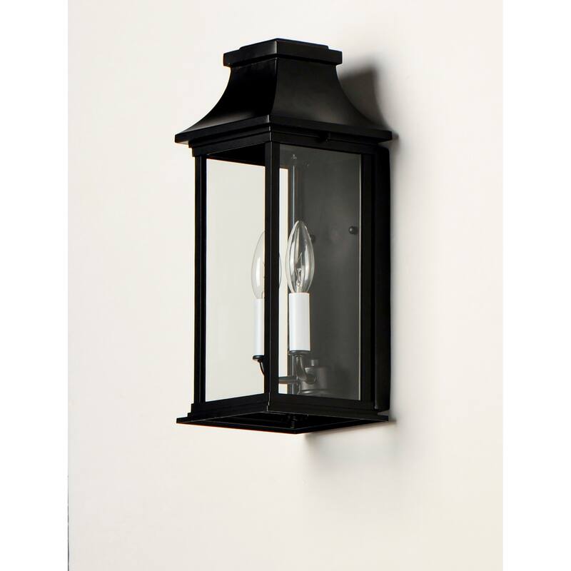 Vicksburg 2-Light Outdoor Pocket Wall Sconce
