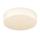 preview thumbnail 8 of 9, Wry Lighting Toli Integrated LED Flush Mount in Brushed Champagne Brass