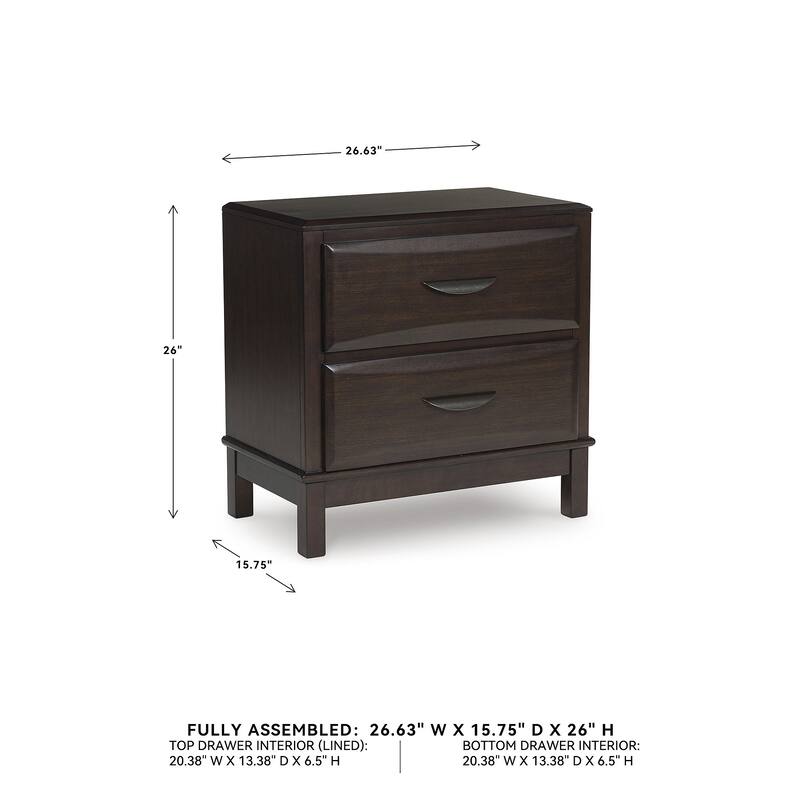 Signature Design by Ashley Vanmore Brown Nightstand