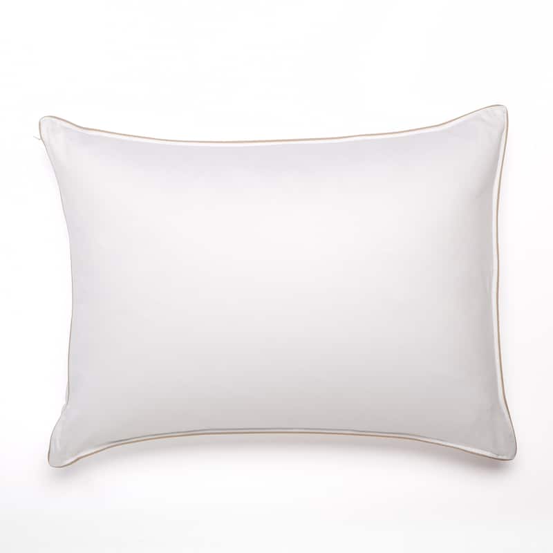 Soft White Goose Down Hypoallergenic Stomach Sleeper Pillow