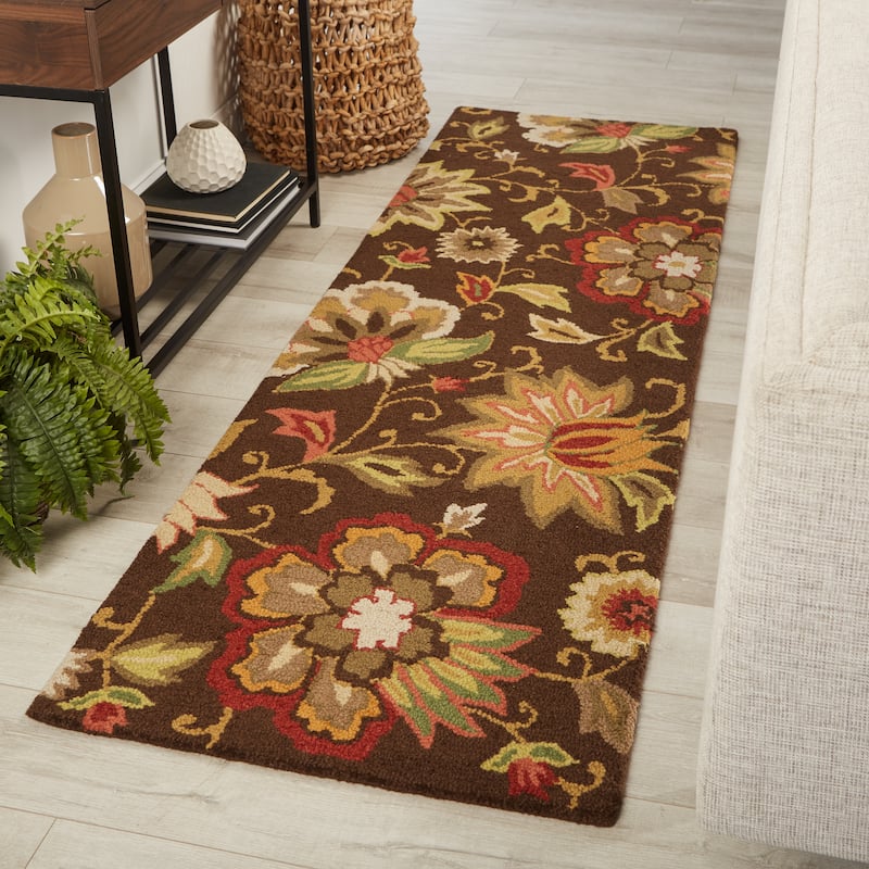 Zamora Handmade Floral Area Rug