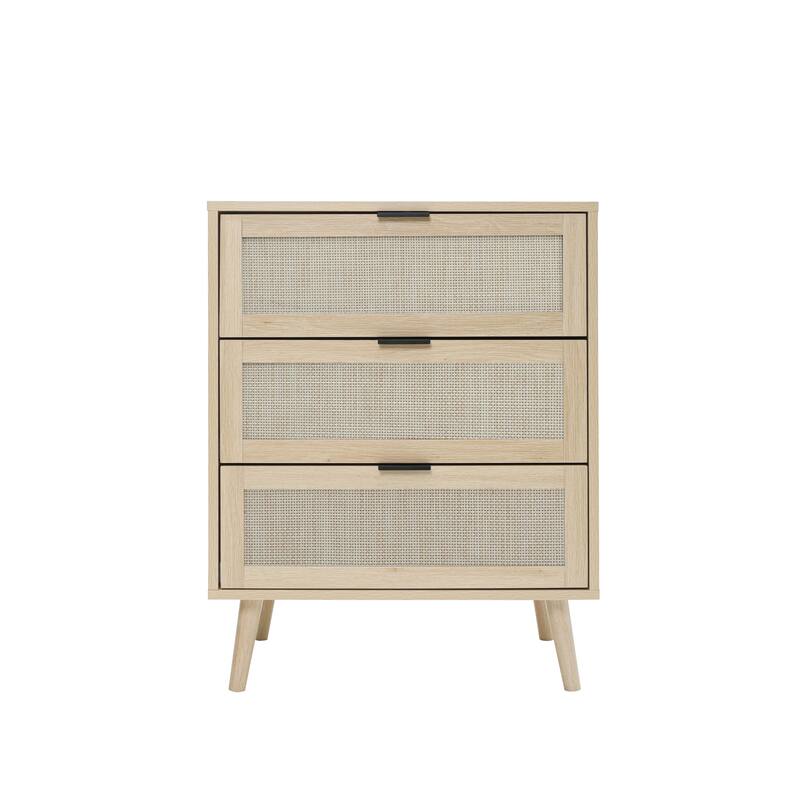 3 Drawers Wood Pantry Organizer, Drawer Storage Cabinet Suitable for Bedroom, Living Room, Kitchen
