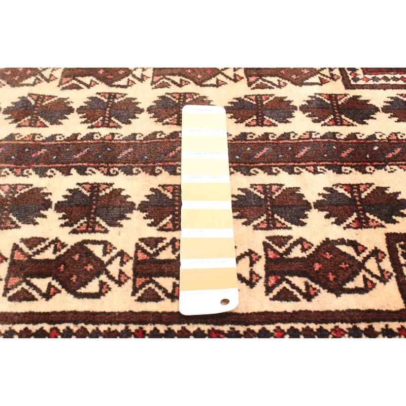 ECARPETGALLERY Hand-knotted Teimani Beige Wool Rug - 2'11 x 4'10
