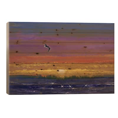 Outer Banks Print On Wood by Michael Creese - Multi-Color