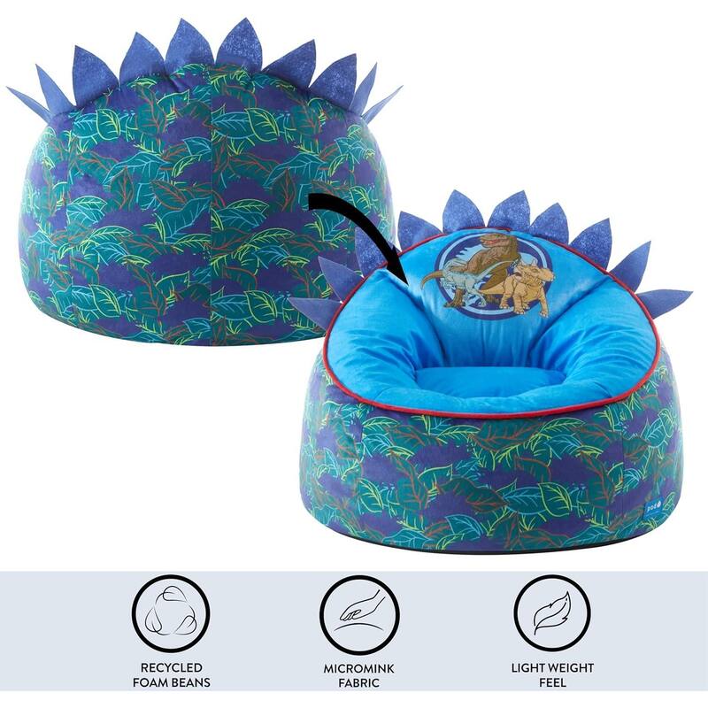 Jurassic World Kids Plush Bean Bag Chair