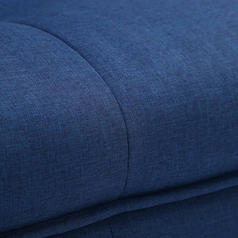 Modern Fabric Loveseat Sofa