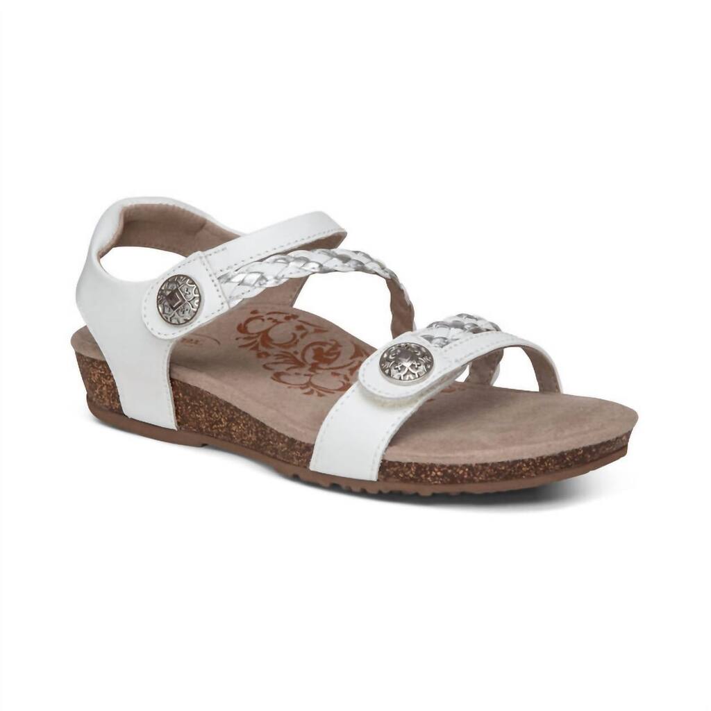Aetrex - Jillian Braided Quarter Strap Sandal