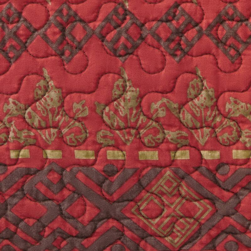 Paseo Road Rushmore Diamond Geometric 3 Piece Reversible Quilt Set