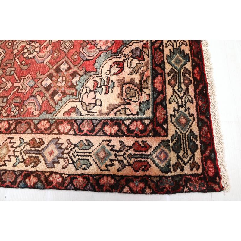 ECARPETGALLERY Hand-knotted Andelz Dark Copper Wool Rug - 3'8 x 9'7