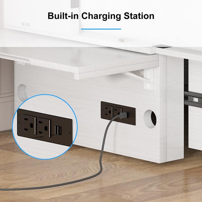 Mixoy Murphy Bed,Cube Foldable Cabinet Bed with Charging Station
