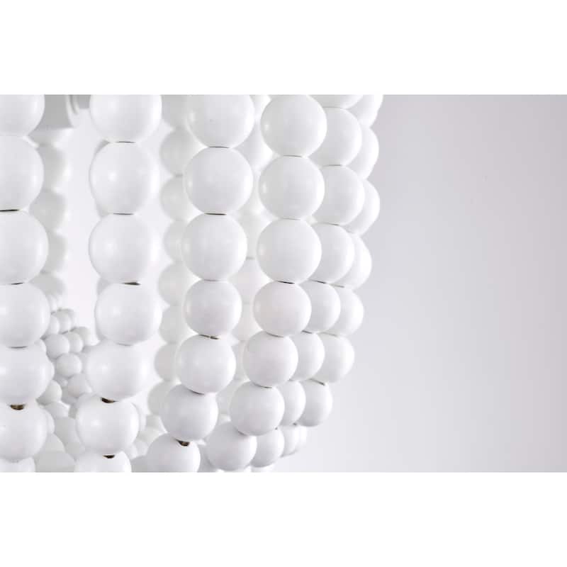 Renara 16 Inch Bohemian Tassel Flush Mount 3-Light