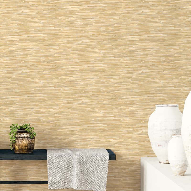 Galerie Wallcoverings TexStyle Collection Striping Effect Non-woven Metallic Wallpaper Roll