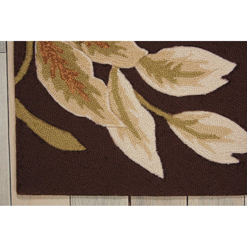 Gena Stain Resistant Low Pile Area Rug By HomeRoots - 66' X '42' X '0.25