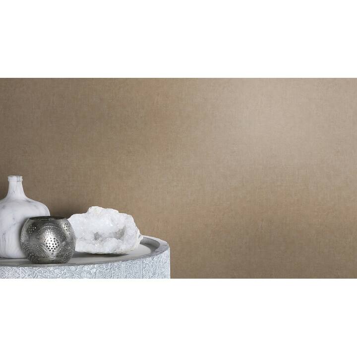 Maemi Gold Distressed Wallpaper - 20.9in x 396in x 0.025in