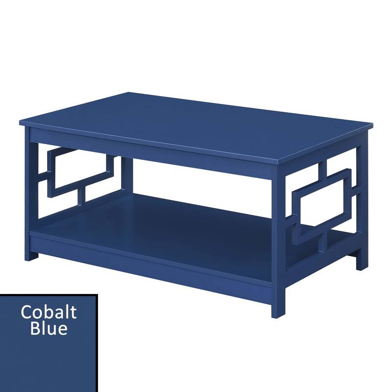 Convenience Concepts Town Square Coffee Table with Shelf