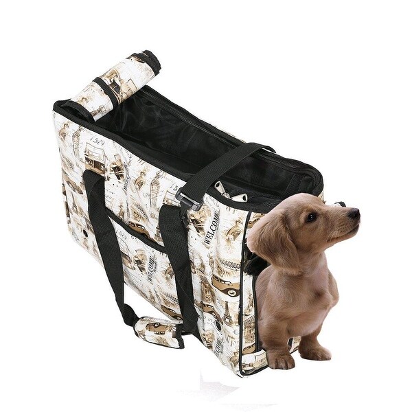 Pet Carrier Shoulder Bag Handbag for Pets 17.3 x 7 x 12.2 inches
