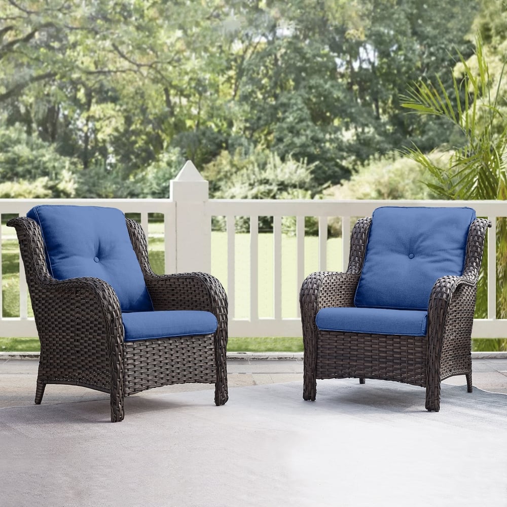 Gymojoy Patio Club Chair All-Weather Rattan Chair