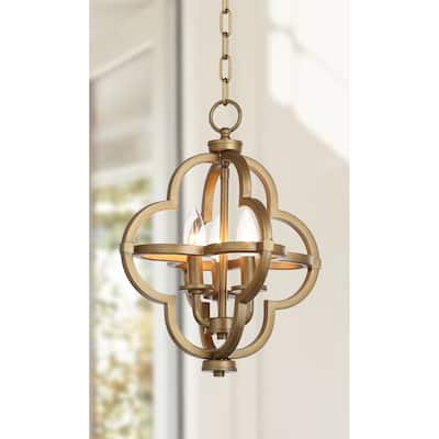 SAFAVIEH Lighting Mila Adjustable 3-light Gold Orb Pendant - 12.25"x12.25"x16 -88"