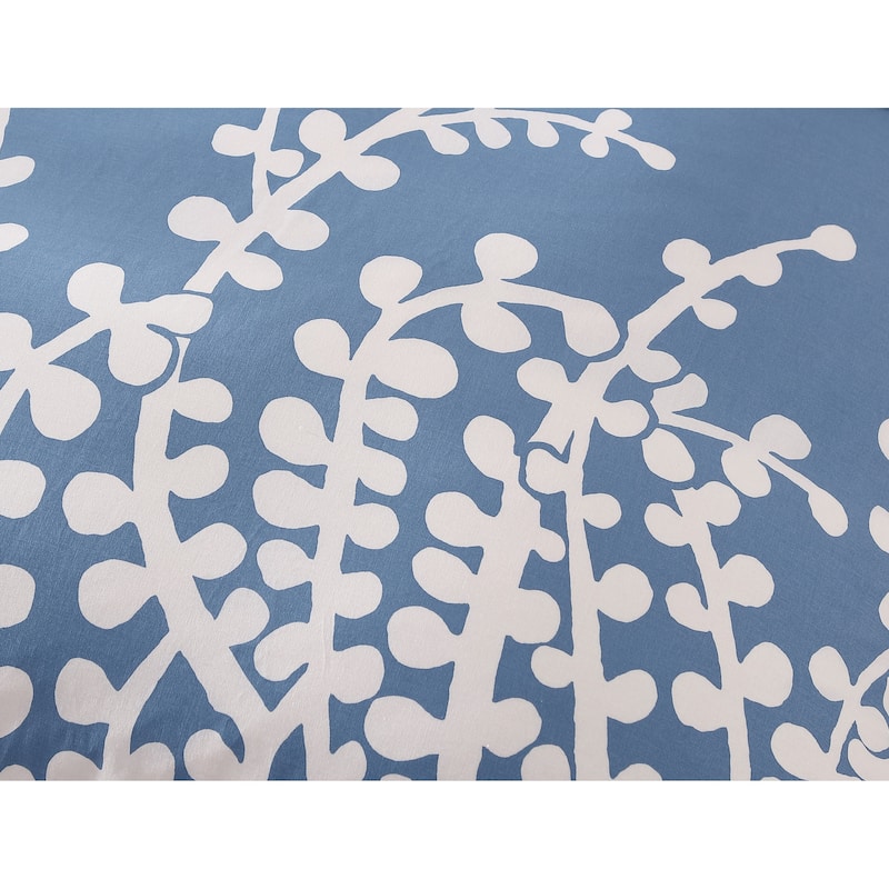 Copper Grove Crocus French Blue 3-piece Comforter Set