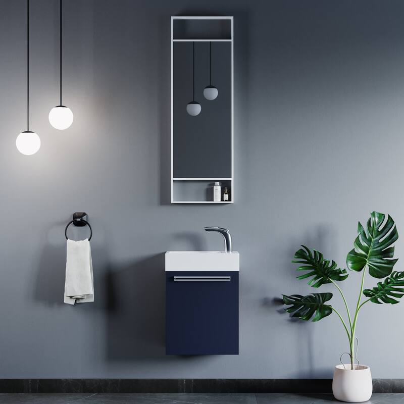 Harding 18" Single Bathroom Vanity Set - Blue
