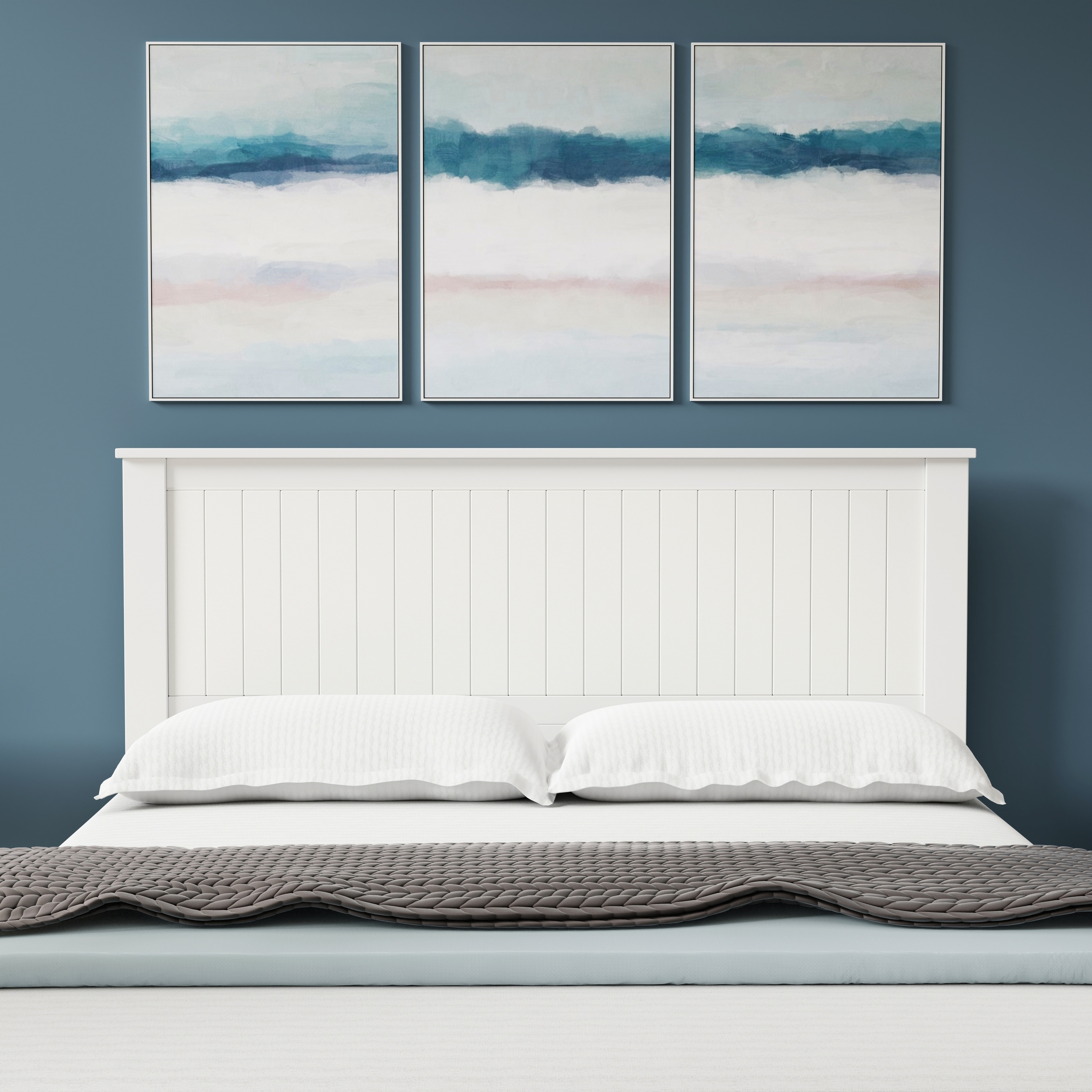 Wainscott Wood Headboard