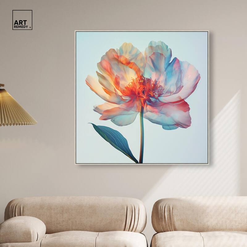 Peony Phases Canvas by Art Remedy