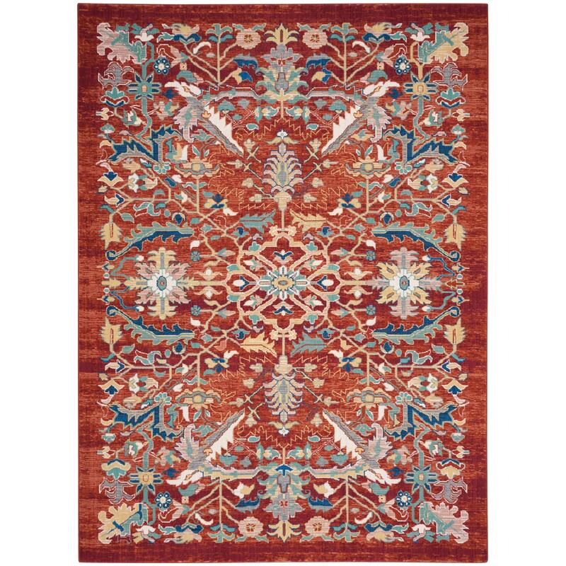 Nourison Parisa Boho Moroccan Floral Area Rug