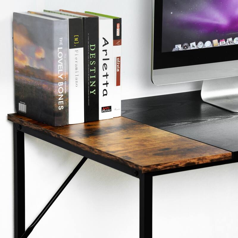 HomyLin Writing Table Home Office Desk Computer Desk for Study Working