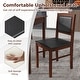 preview thumbnail 6 of 7, Gymax 5 PCS Dining Table Set for 4 w/Rubber Wood Legs Upholstered Seat