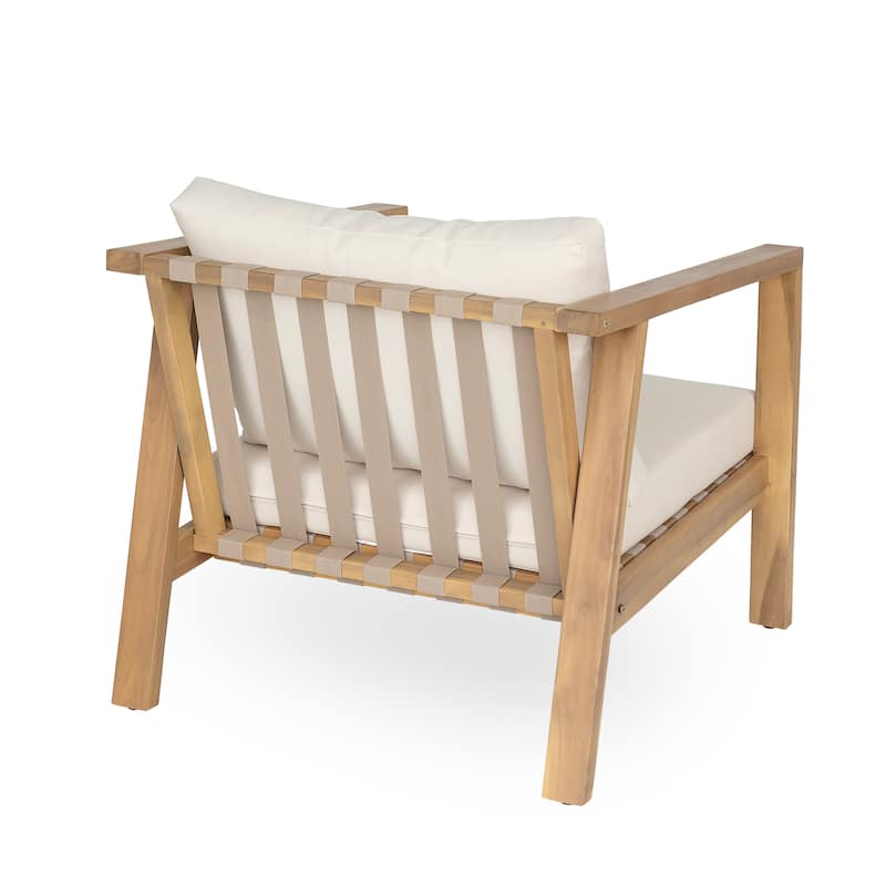 Christopher Knight Home- Alex Outdoor 4-Piece Conversation Set
