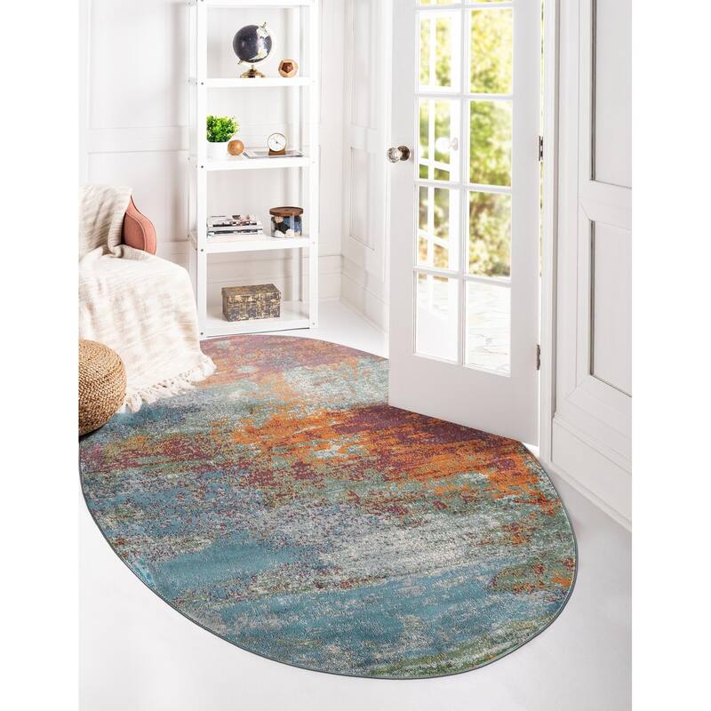 Contemporary Laka Collection Area Rug
