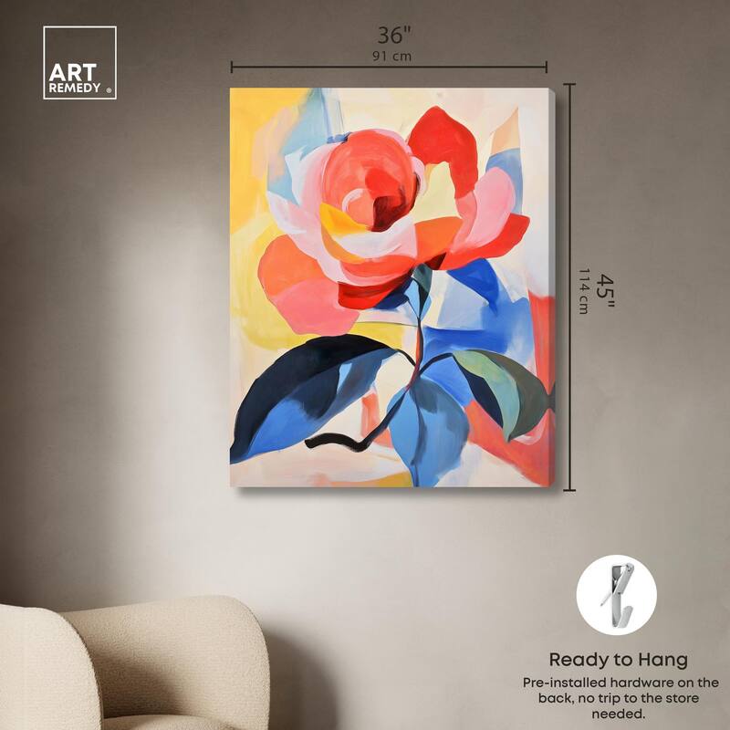 Chromatic Explosion II Canvas by Art Remedy, Gallery Wrapped