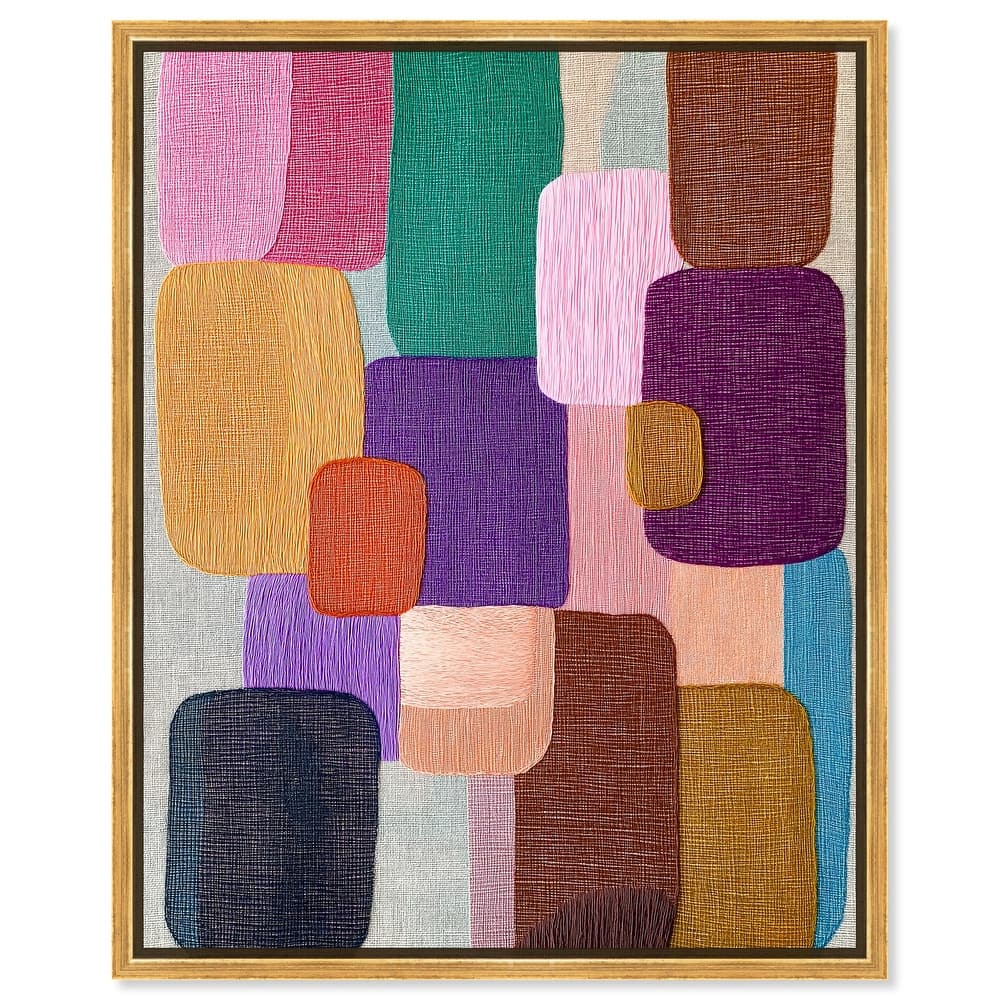 Color Block Cadence I Canvas by Art Remedy