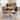GDFStudio - Ultra French Country Wood Upholstered Dining Chair Set with Antique Painting and Linen (Set of 2)